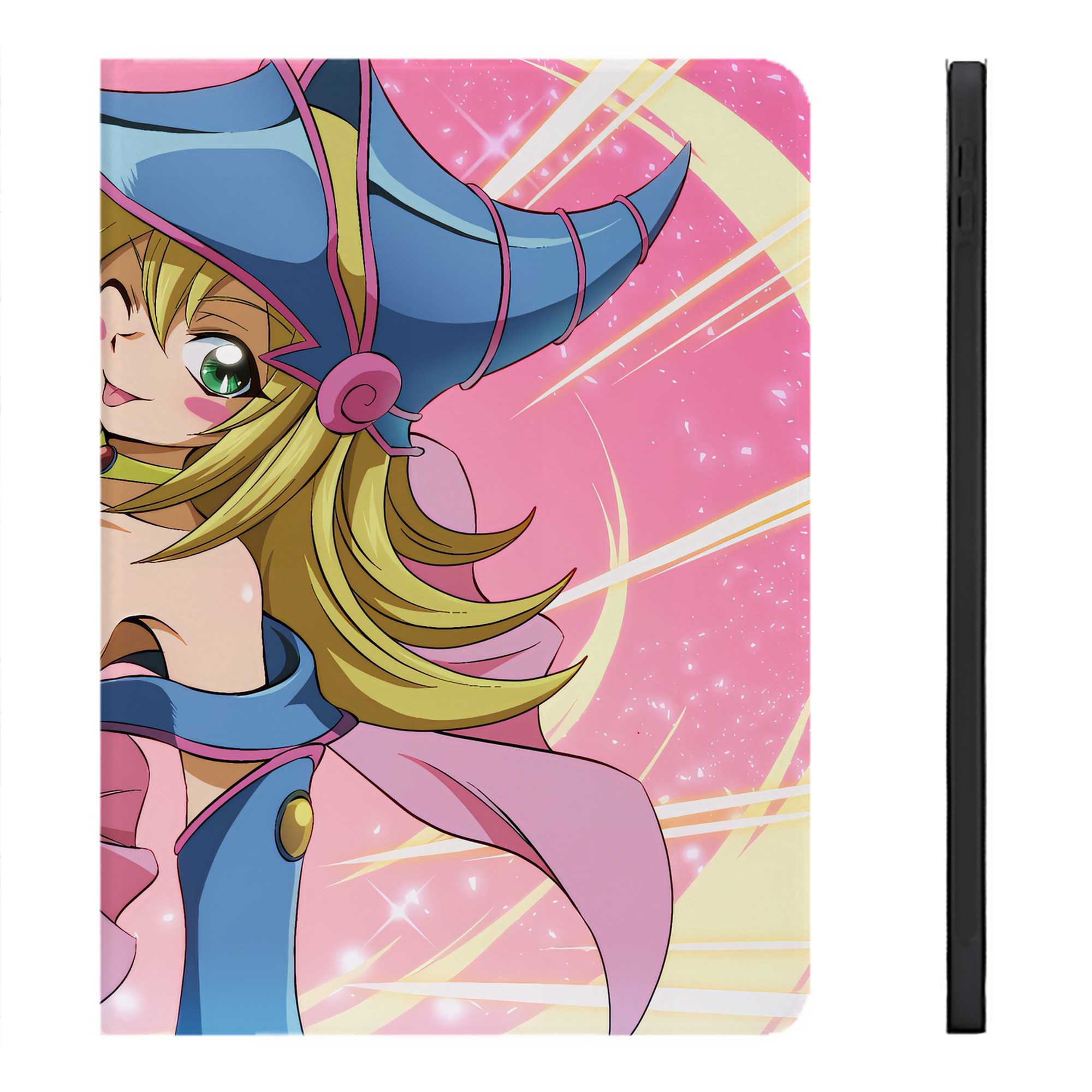 （画像用） 遊☆戯☆王 Yu-Gi-Oh! IPadケース ペンホルダー付き ブックスタイルデザイン